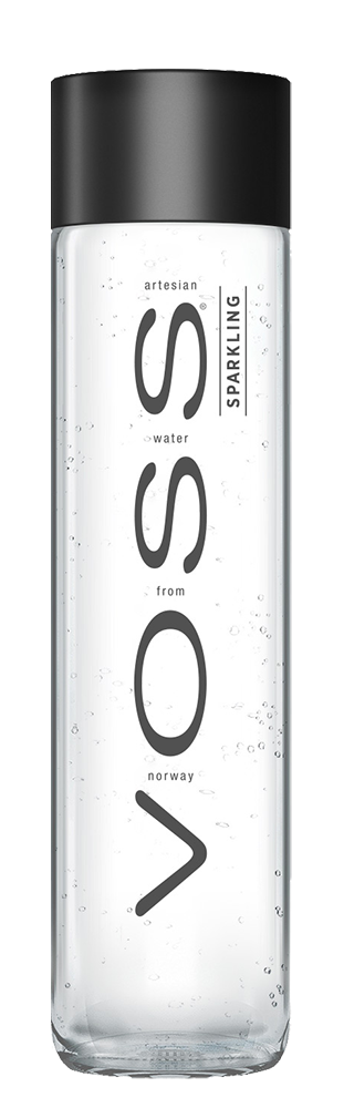 Вода питьевая артезианская газированная "VOSS " 0.375 л